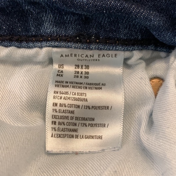 American Eagle Outfitters AIRFLEX+ jeans sz 28X30 - Picture 5 of 7